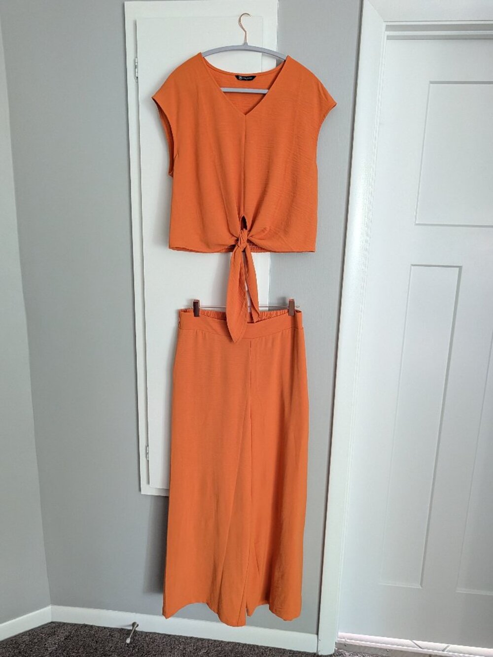 Trendy Burnt Orange Matching Set Large
